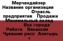 Мерчендайзер › Название организации ­ Team PRO 24 › Отрасль предприятия ­ Продажи › Минимальный оклад ­ 30 000 - Все города Работа » Вакансии   . Чувашия респ.,Алатырь г.